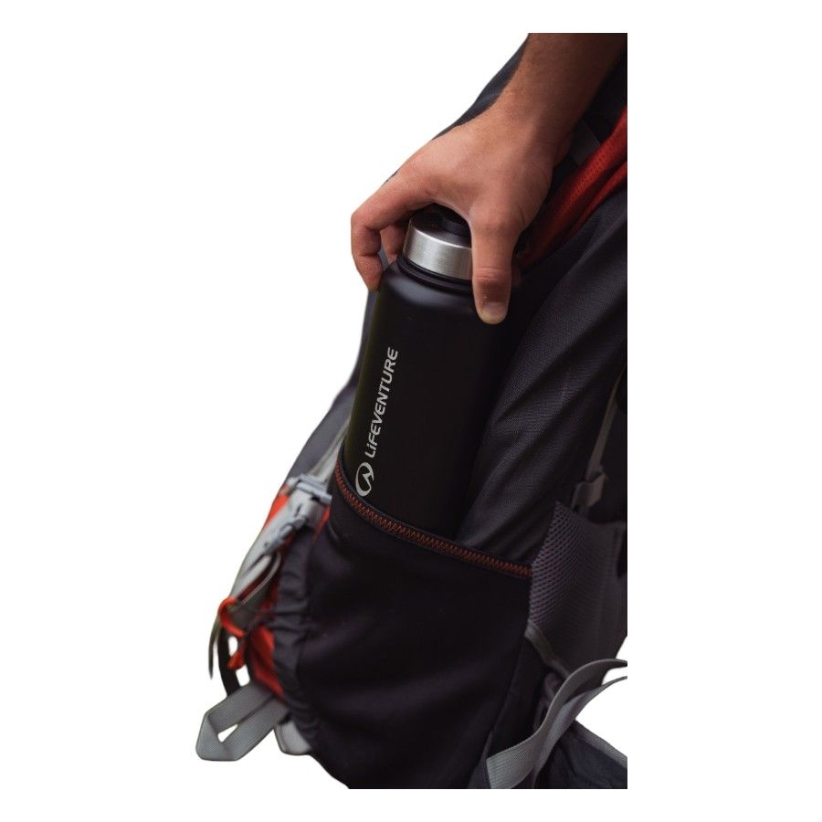 Lifeventure 1 Liter Flasche, schwarz