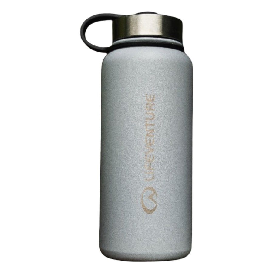 Lifeventure 1 Litre Flask, grigio chiaro