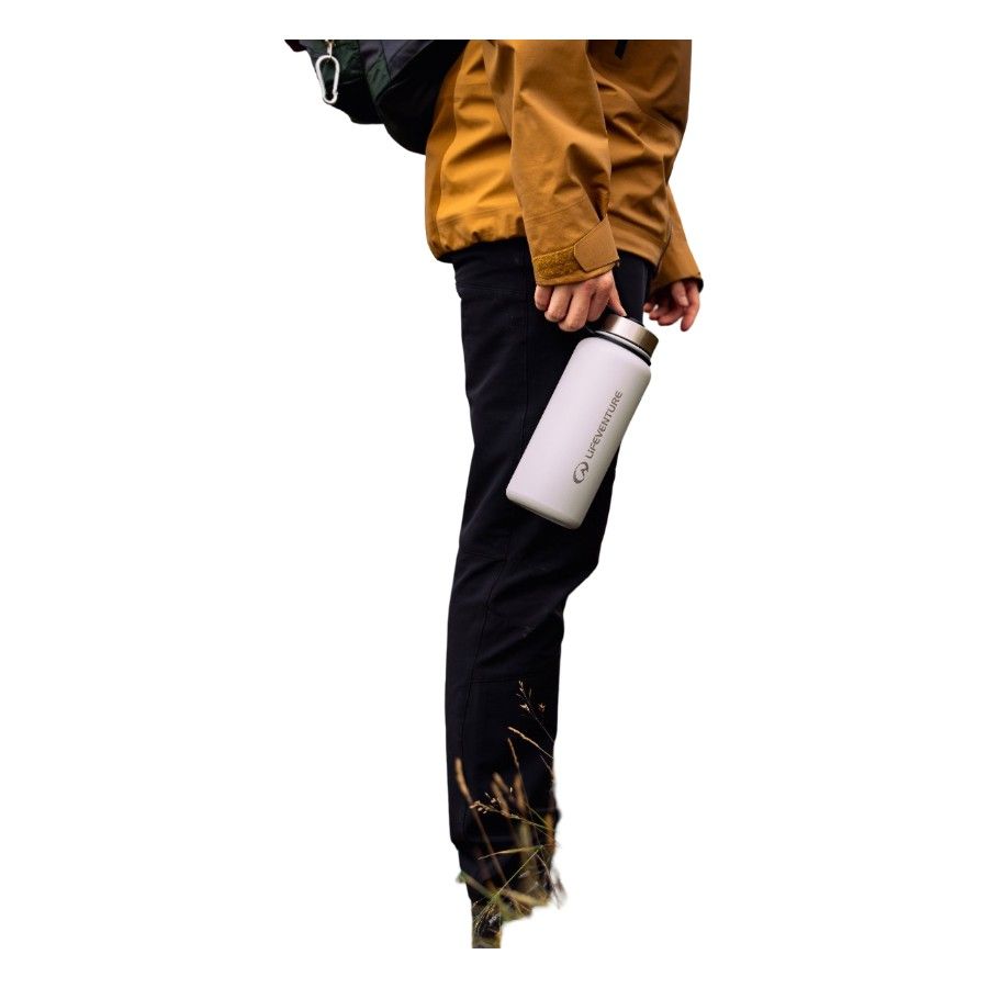 Lifeventure 1 Litre Flask, jasnoszary