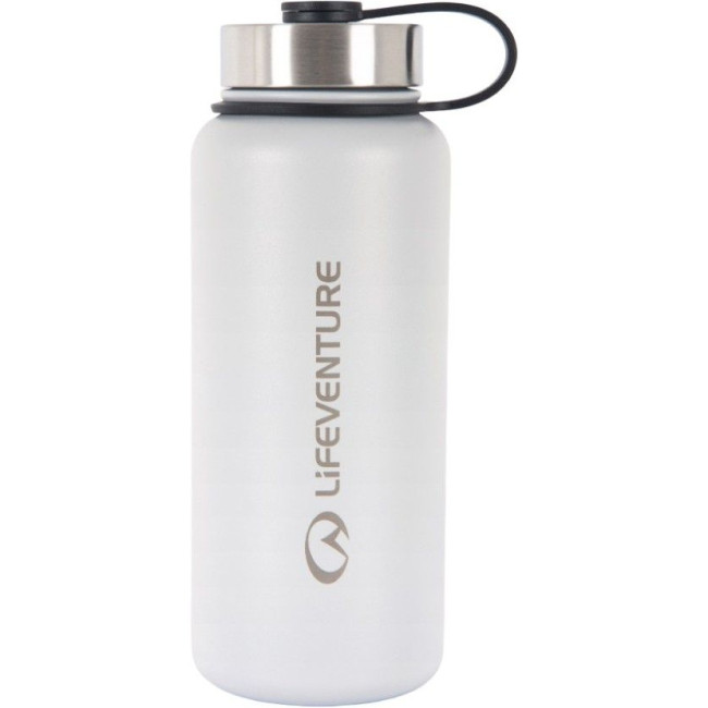 Lifeventure 1 Litre Flask, light grey