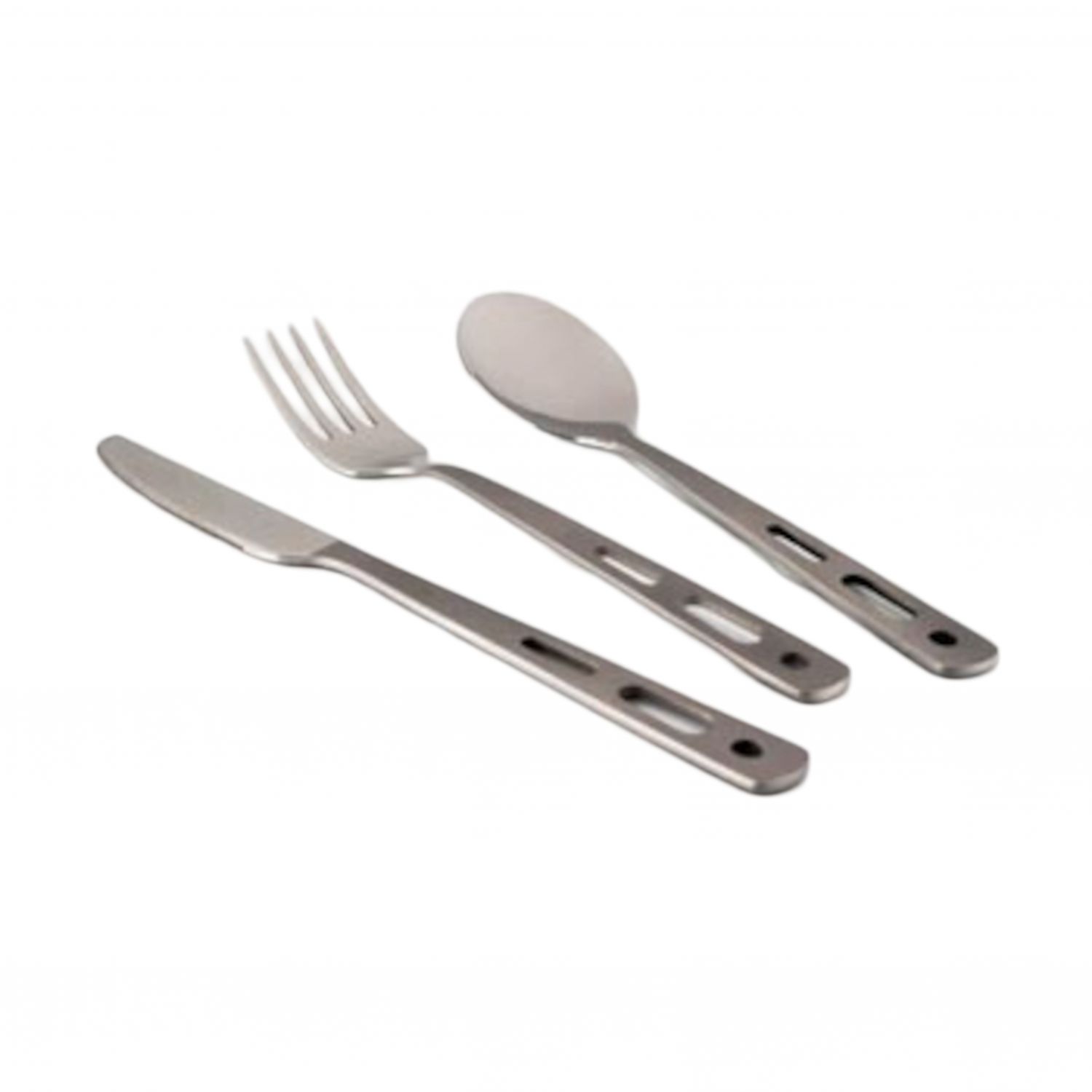 Lifeventure Basic Cutlery Set, unisex, stainless steel.