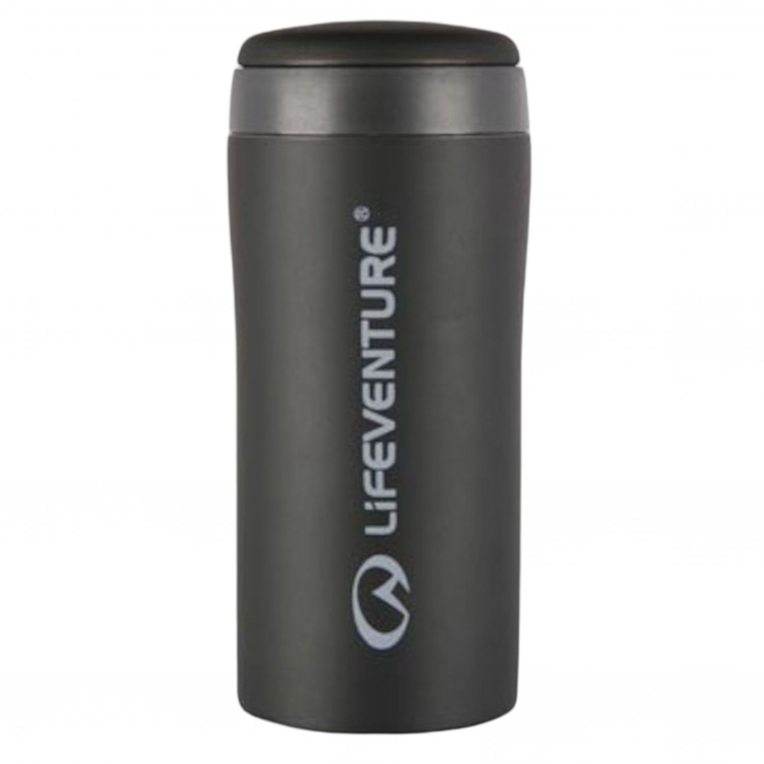 Lifeventure Caneca térmica, preto fosco