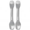 Lifeventure Ellipse Spork, 2 pcs, light grey