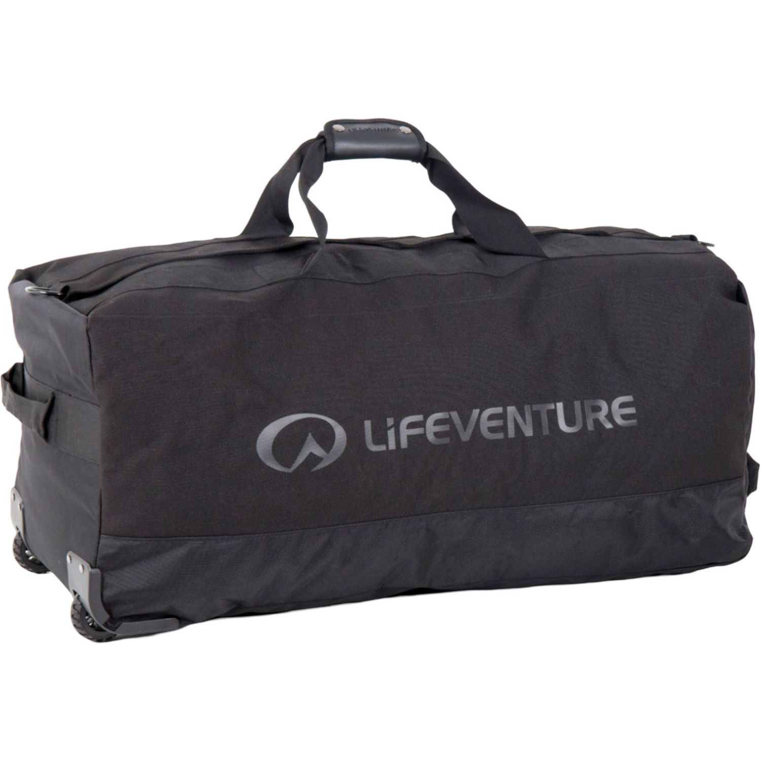 Lifeventure Expedition Pyörällinen Duffle, unisex, musta