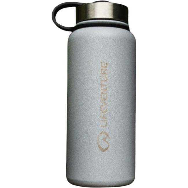 Lifeventure Garrafa de 1 litro, cinzento claro