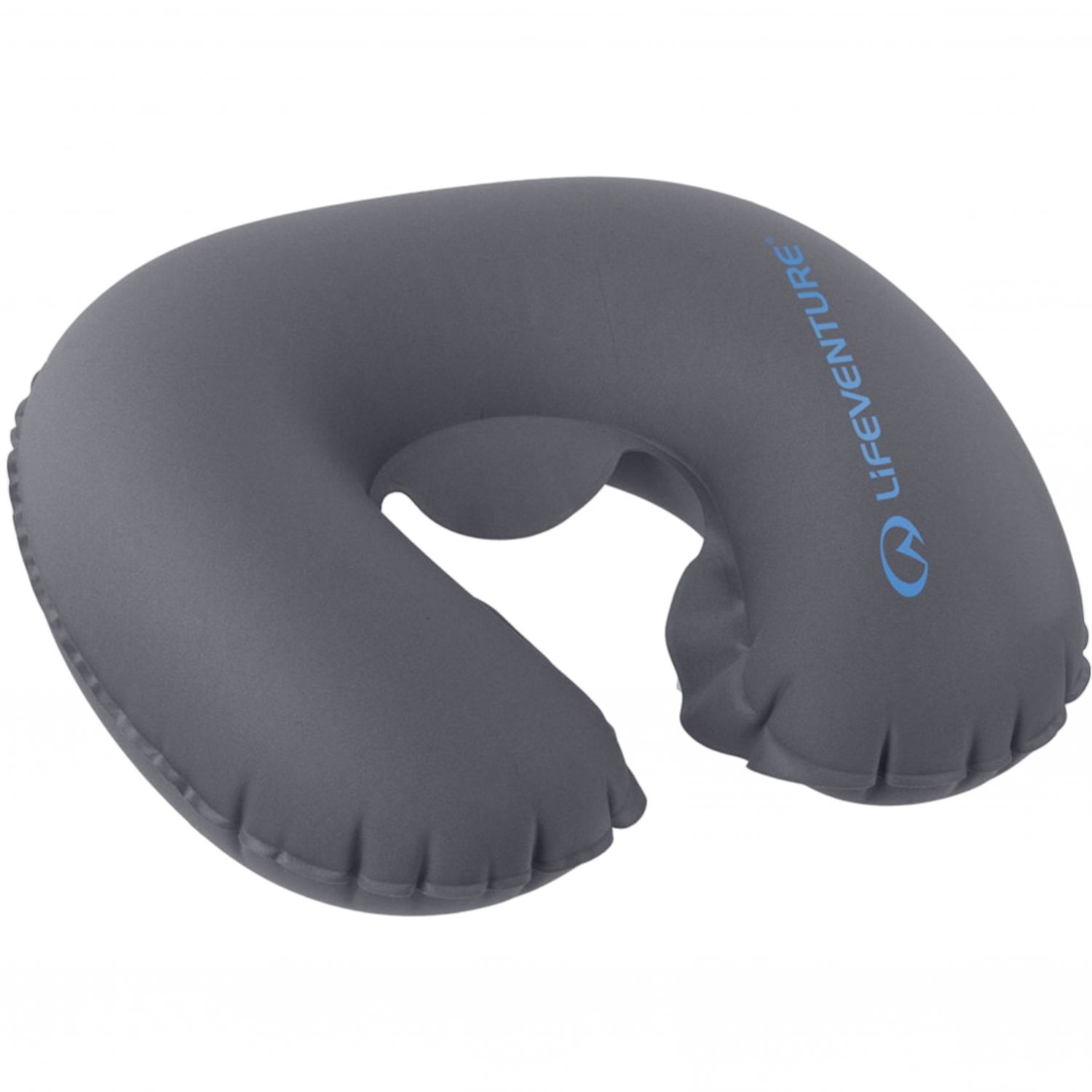 Lifeventure Opblaasbaar Nek Kussen, unisex, grijs