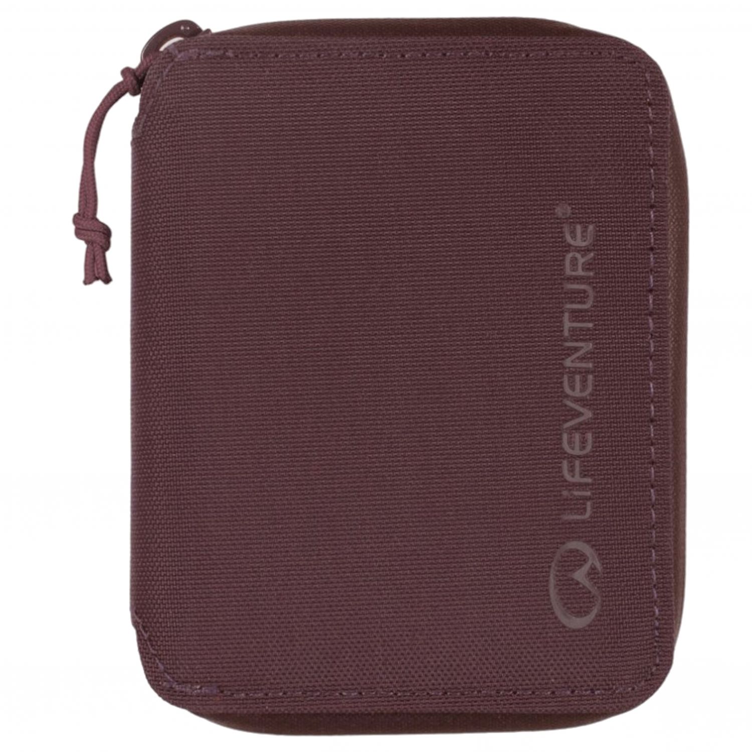 Lifeventure RFID Bi Fold Wallet, wallet, unisex, plum red
