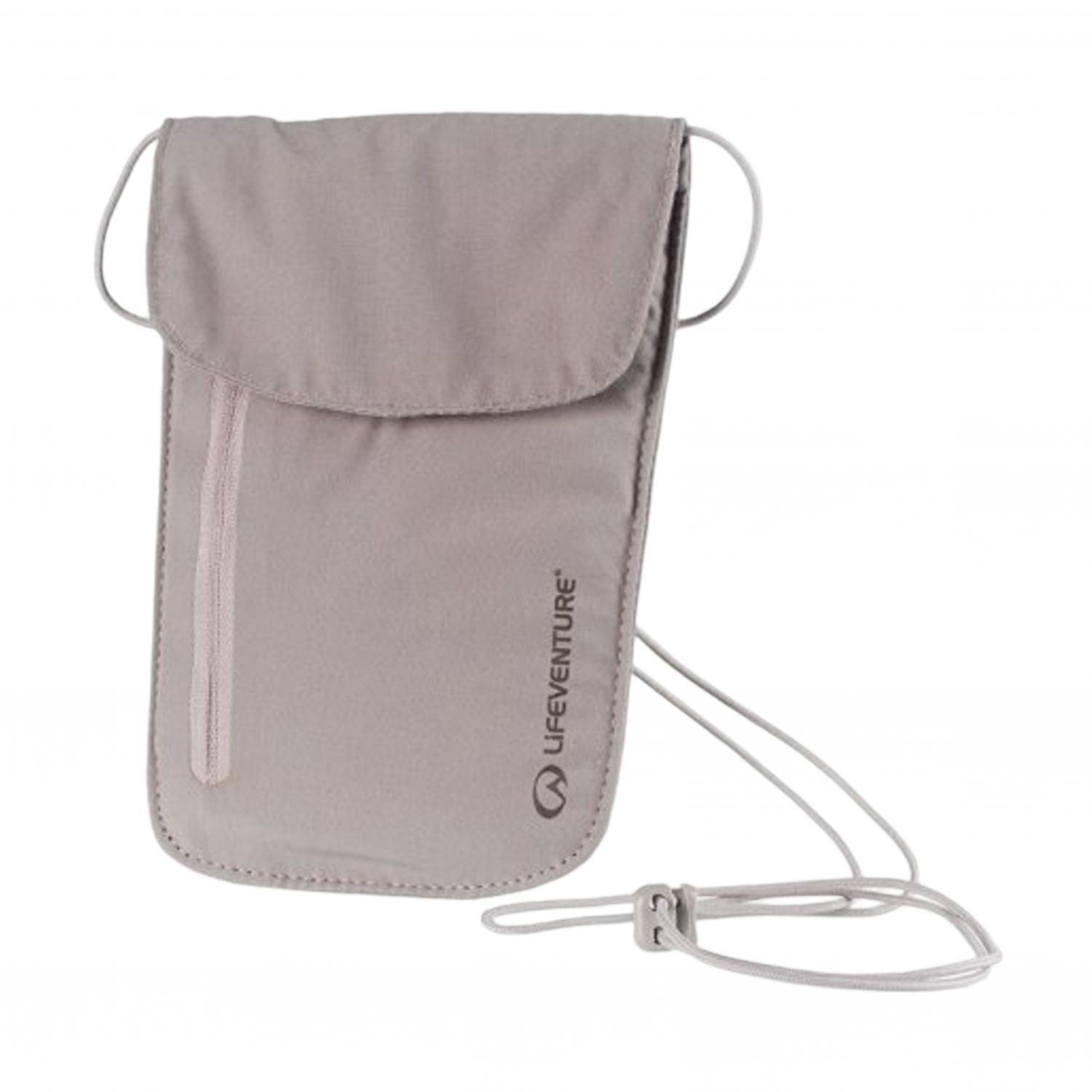 Lifeventure RFID Body Wallet Chest, lysegrå