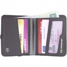 Lifeventure RFID Compact Wallet, Geldbörse, Unisex, Grau