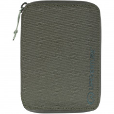 Lifeventure RFID Mini Travel Wallet újrahasznosított anyagokból, olajzöld