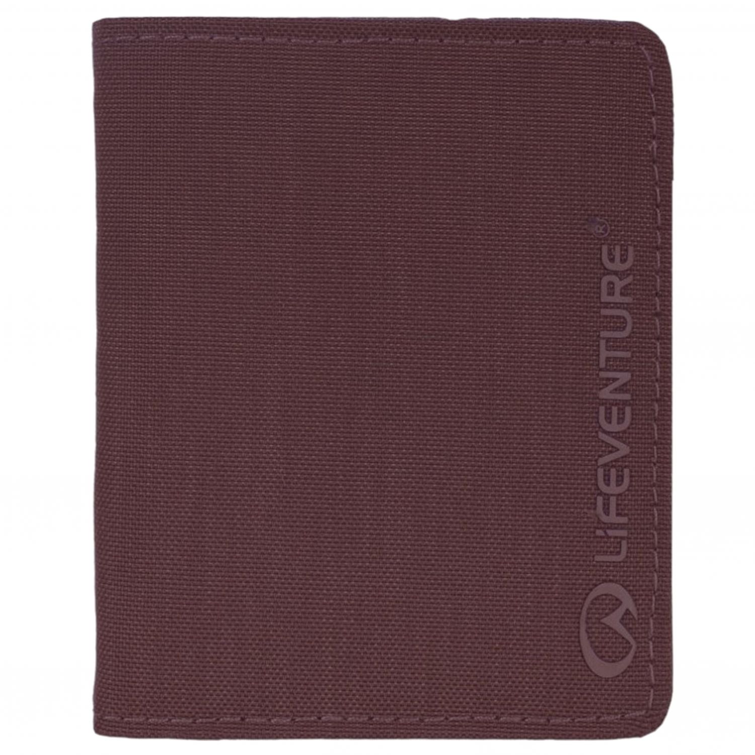 Lifeventure RFID Wallet, roșu prună