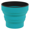 Lifeventure Silicone Ellipse Flexi-Mug, kubek termiczny, turkusowy