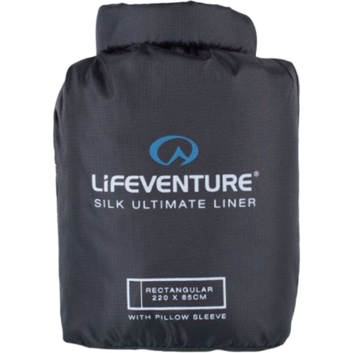 Lifeventure Silke Ultimate Drap de Sac de Couchage, rectangulaire, noir