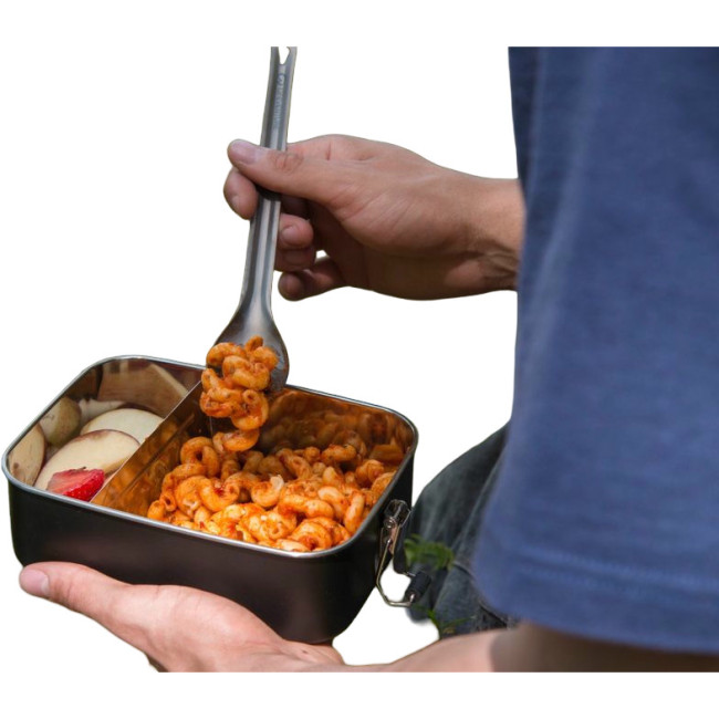 Lifeventure Spork de Titanio, utensilio, unisex, gris