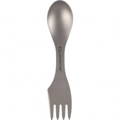 Lifeventure Spork Titanium, posate, unisex, grigio.