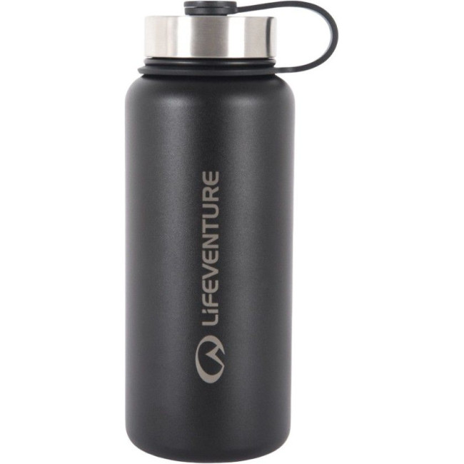 Lifeventure Sticlă de 1 litru, negru