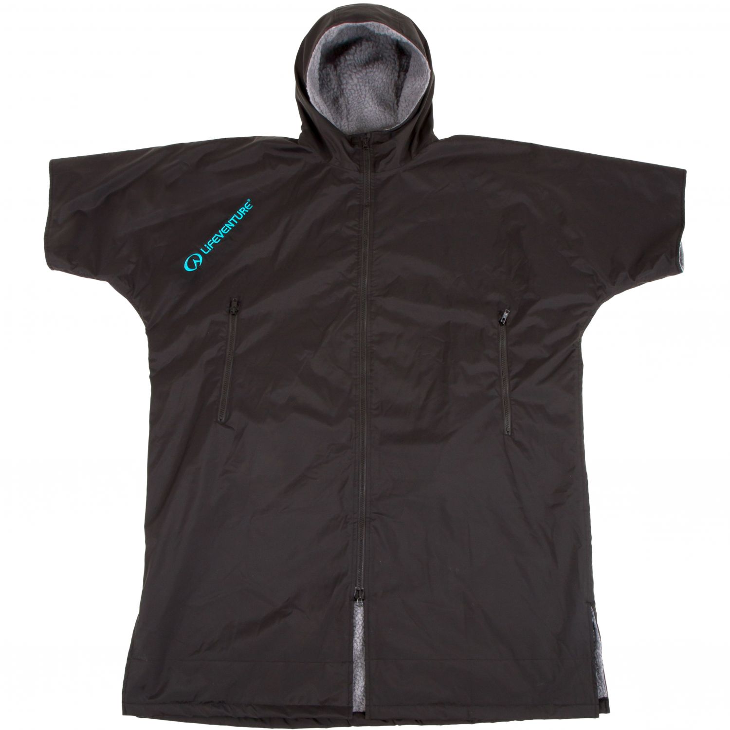 Lifeventure Thermarobe com forro polar, preto