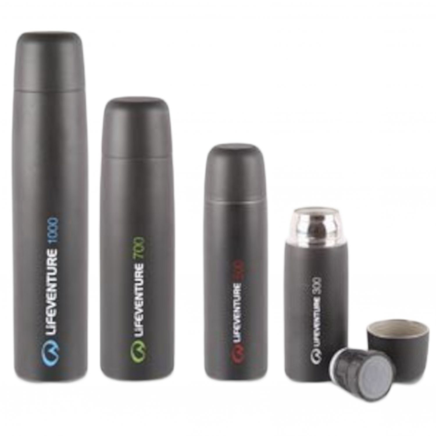 Lifeventure TiV Vacuum Flask 1000, unisex, donkergrijs