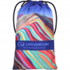 Lifeventure Trek Towel, em SoftFibre reciclado, Arco-íris