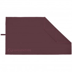 Lifeventure Trek Towel, Recycled SoftFibre, Unisex, Blackcurrant Red