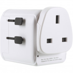 Lifeventure UK To World Travel Adaptor med USB