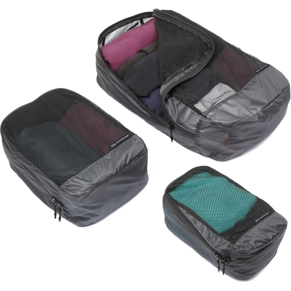 Lifeventure Ultralight cuburi de organizare pentru bagaj, 3-pachete