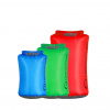 Lifeventure Ultralight Dry Bag Multipack, albastru, verde și roșu