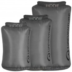 Lifeventure Ultralight Dry Bag Multipack, cinzento