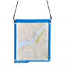 Lifeventure Waterproof Map Case, unisex, blue
