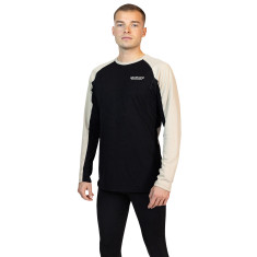 Liiteguard Merino Hybrid Long Sleeve, herre, sort/beige