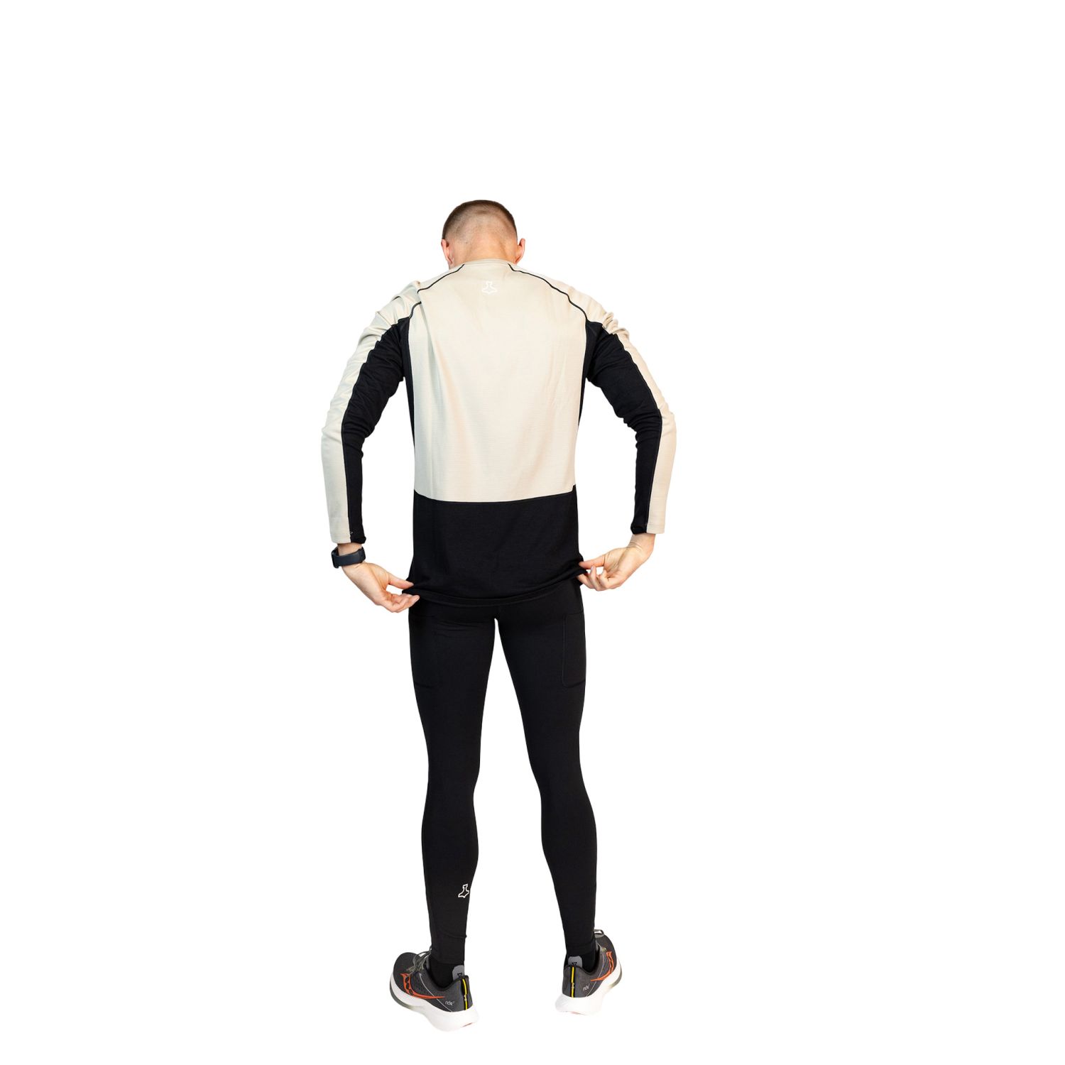 Liiteguard Merino Hybrid Long Sleeve, homme, noir/beige