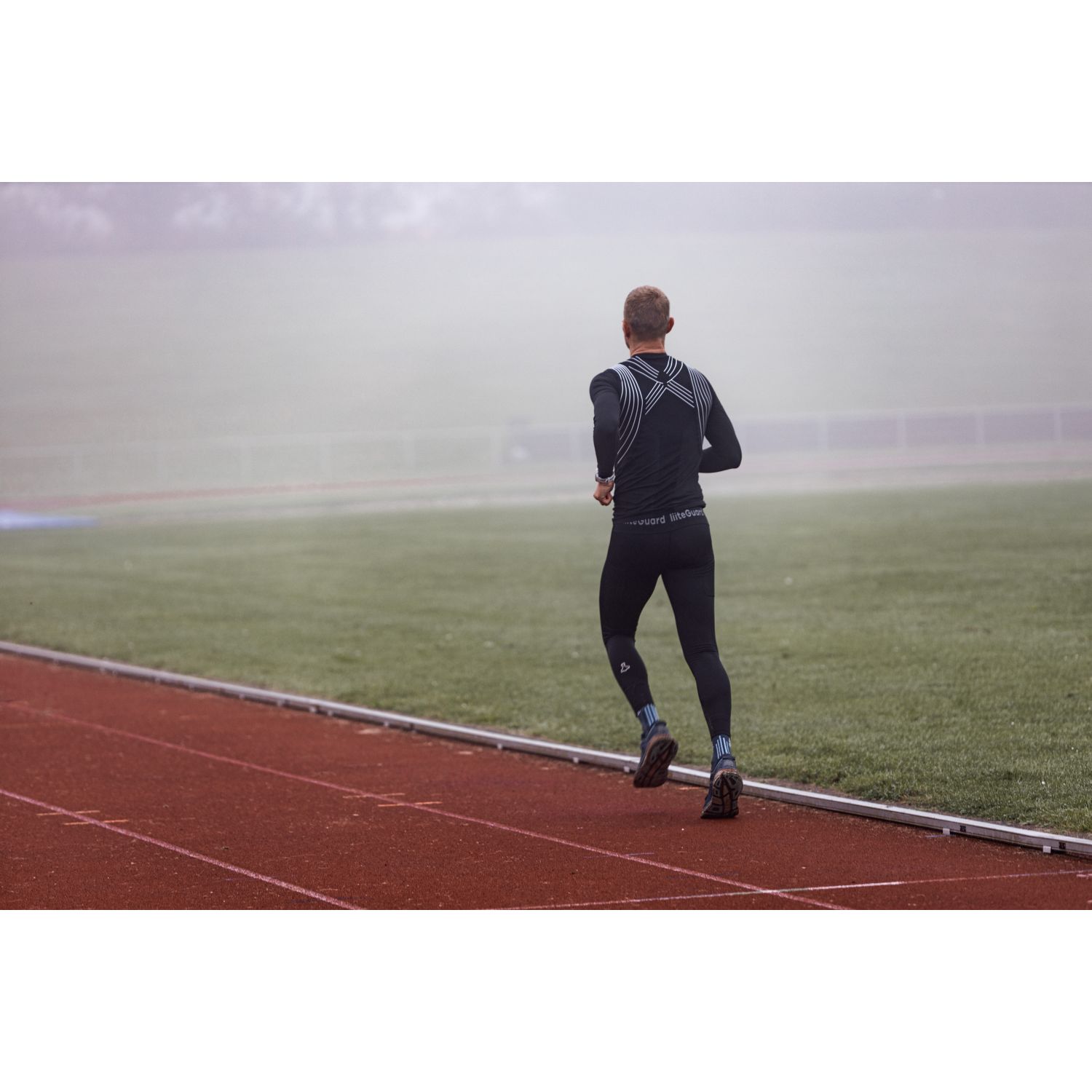 Liiteguard Spine-Tech Baselayer LS, herre, sort
