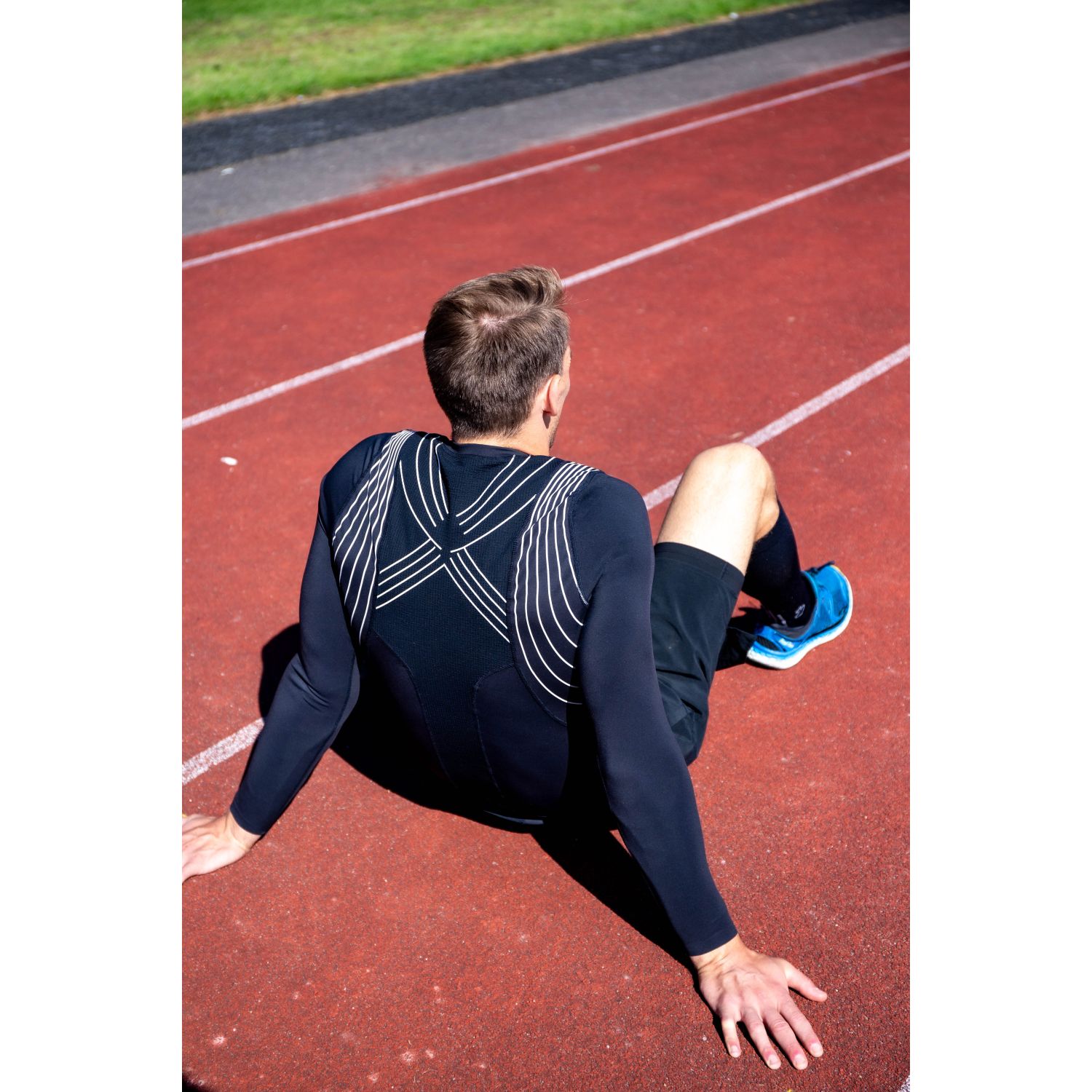 Liiteguard Spine-Tech Baselayer LS, herre, sort