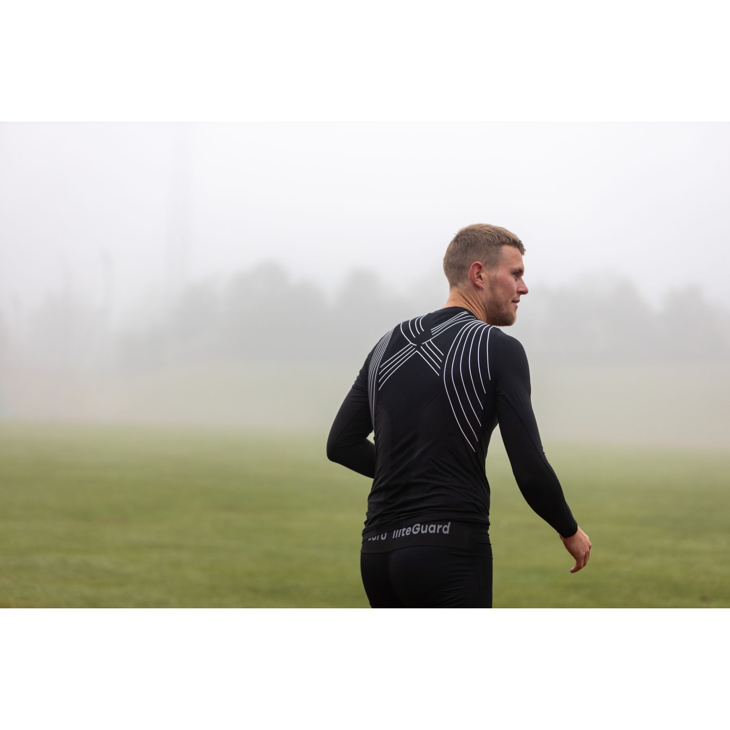 Liiteguard Spine-Tech Baselayer LS, herre, sort