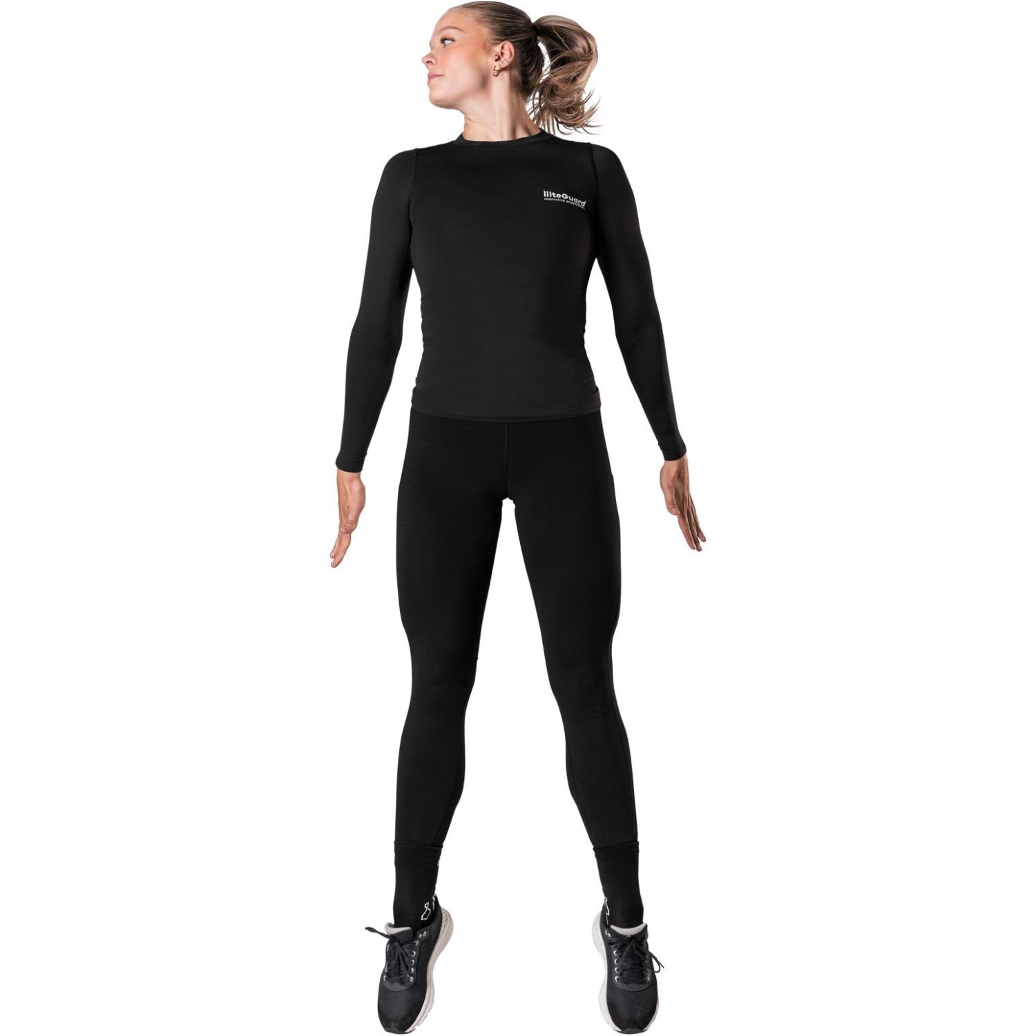 Liiteguard Spine-Tech Baselayer LS, women, black
