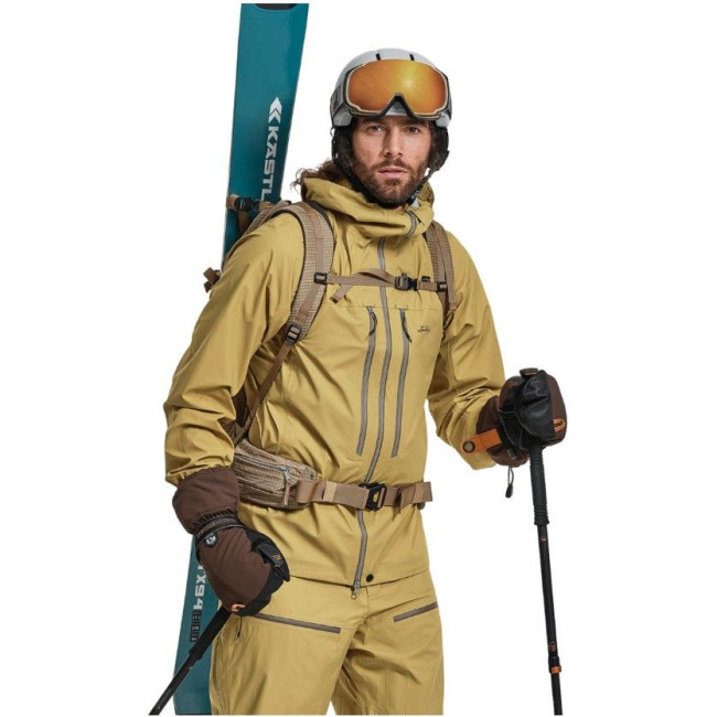 Lundhags Abisku Waterproof Jacket M, jachetă de schi, fân