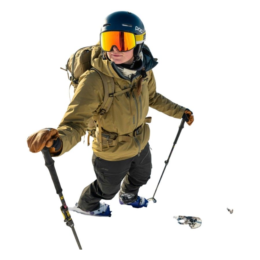 Lundhags Abisku Waterproof Jacket W, lyžiarska bunda, sivá