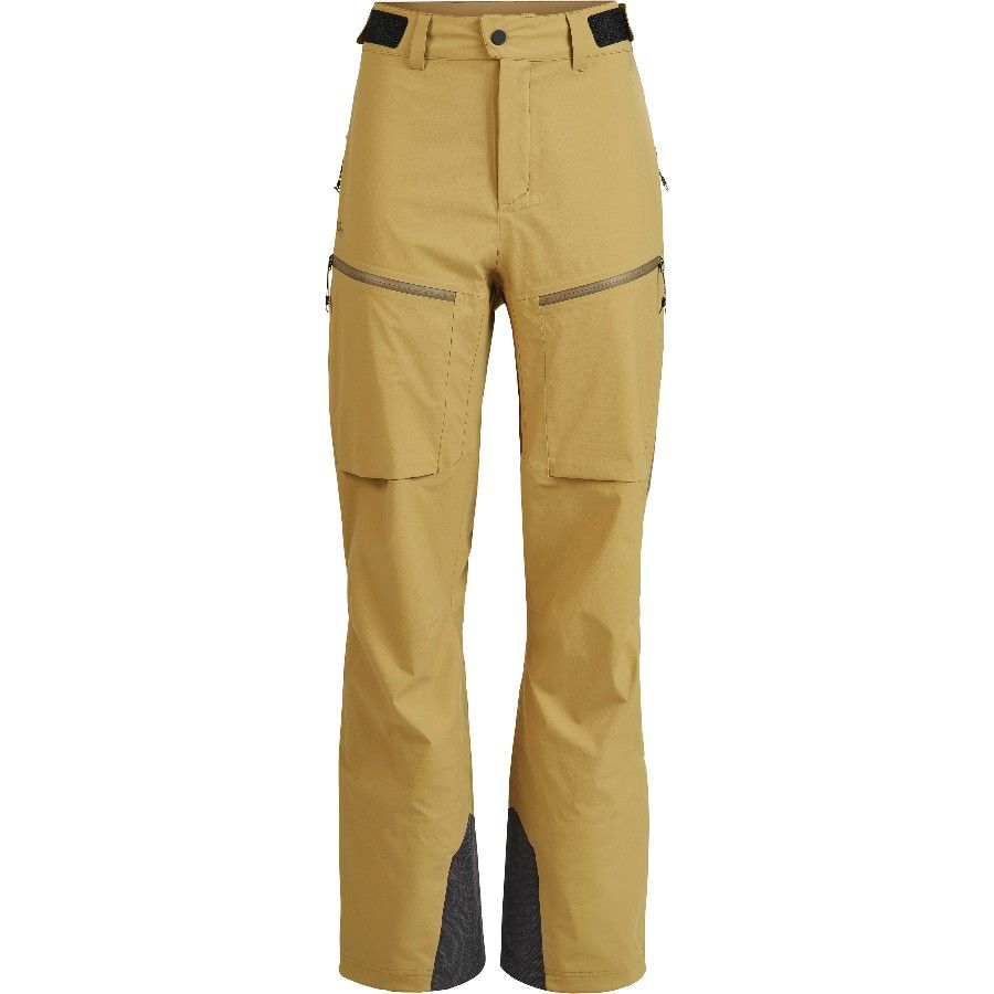 Lundhags Abisku Waterproof Pants W, pantaloni pentru drumeții, fân