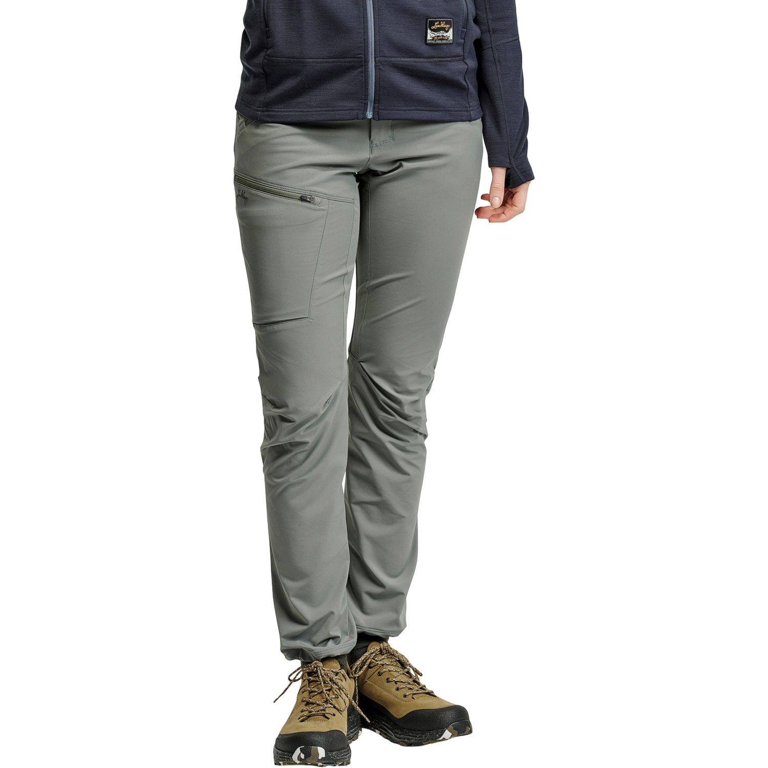 Lundhags Askro Ws Pant, calças de caminhada, mulheres, verde