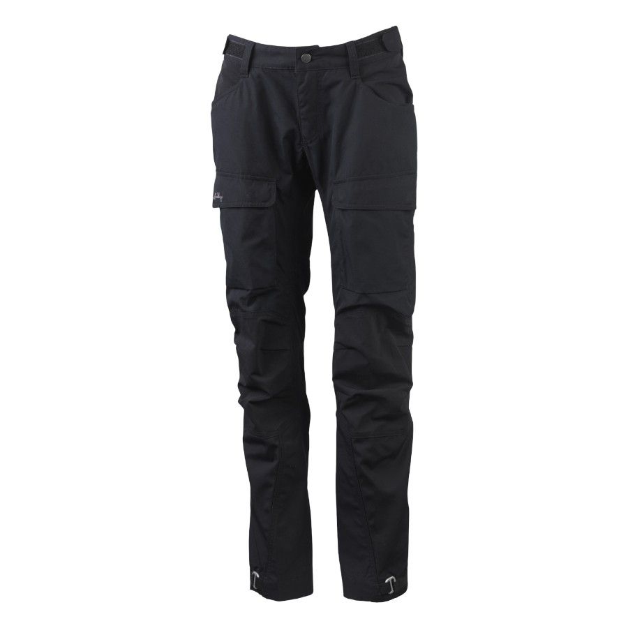 Lundhags Authentic II Ws Pant, calças de caminhada, mulheres, preto