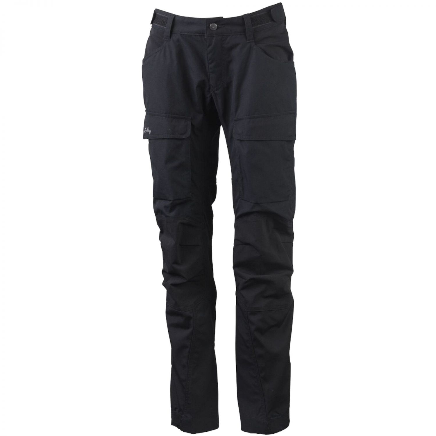 Lundhags Authentic II Ws Pant Short/Wide, pantaloni de drumeție, femeie, negru
