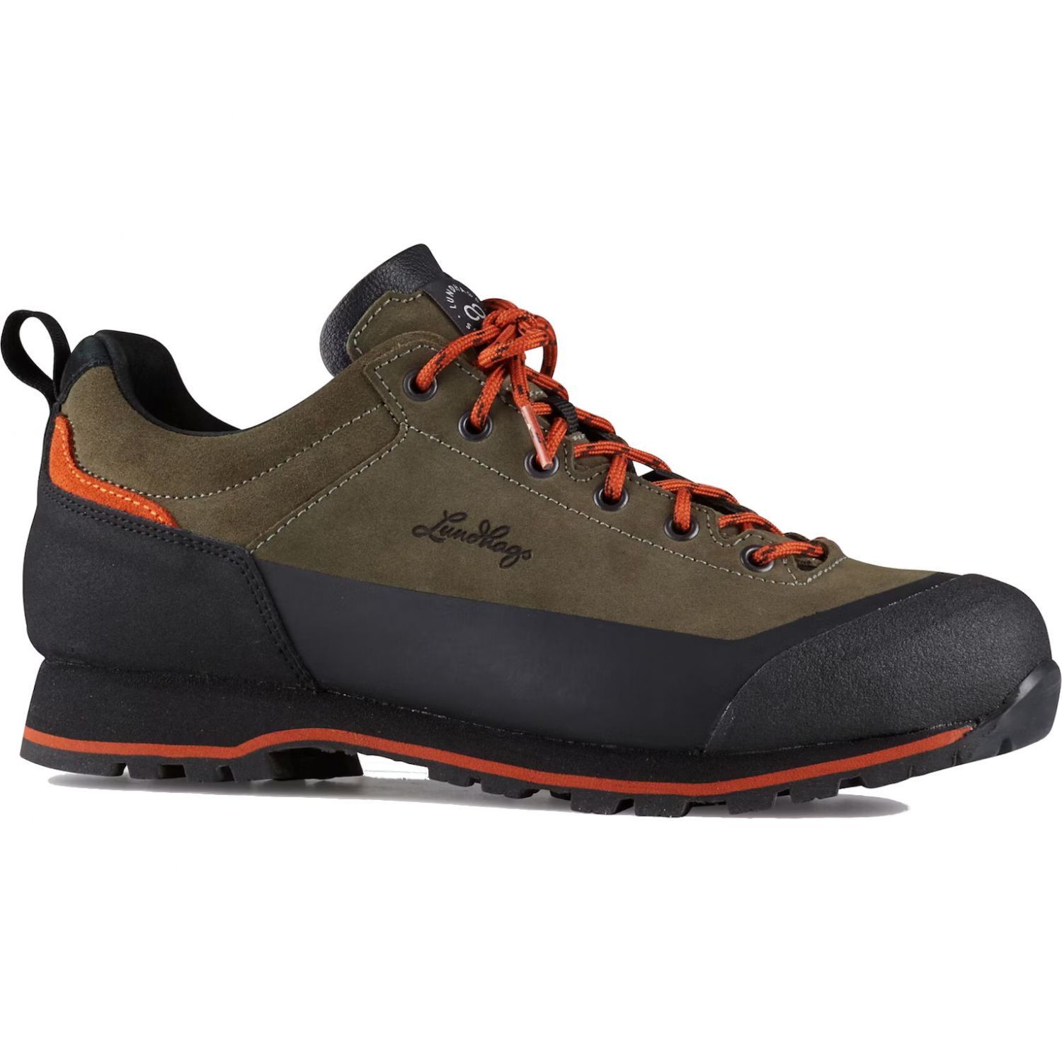 Lundhags Bjerg Low, bottes de randonnée, unisexe, vert