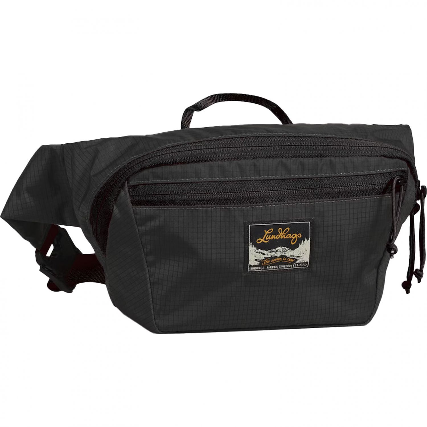 Lundhags Core Hippak 2 L, rucsac de centură, unisex, negru