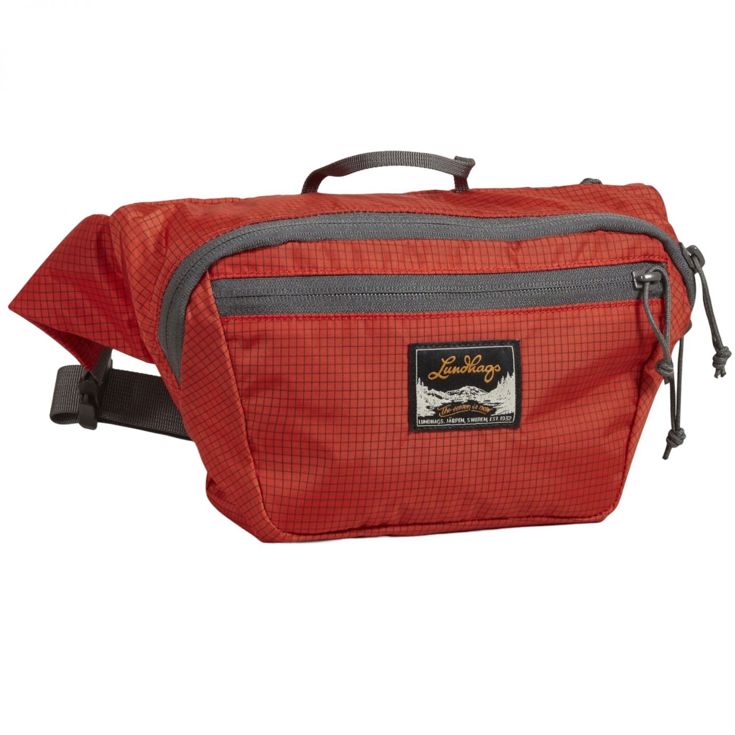 Lundhags Core Hippak 2 L, torba biodrowa, czerwony