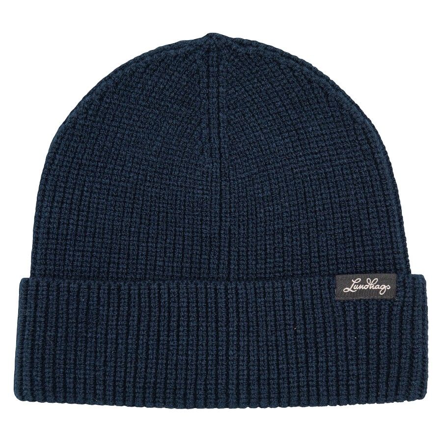 Lundhags Core Ribbed Beanie, čiapka, modrá