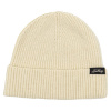 Lundhags Core Ribbed Beanie, czapka, bia?a