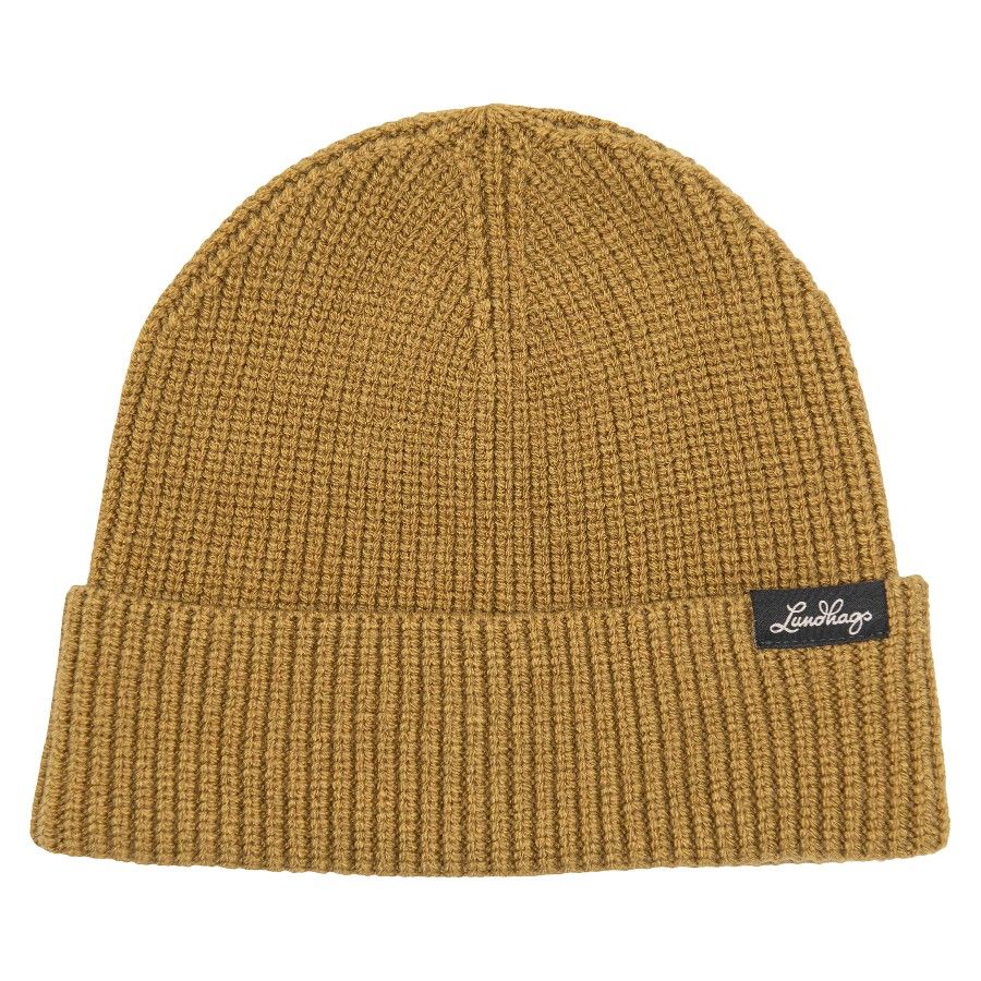 Lundhags Core Ribbed Beanie, ?epice, seno