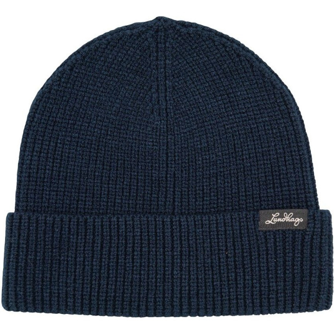 Lundhags Core Ribbed Beanie, Mütze, blau