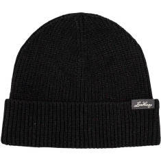 Lundhags Core Ribbed Beanie, muts, zwart