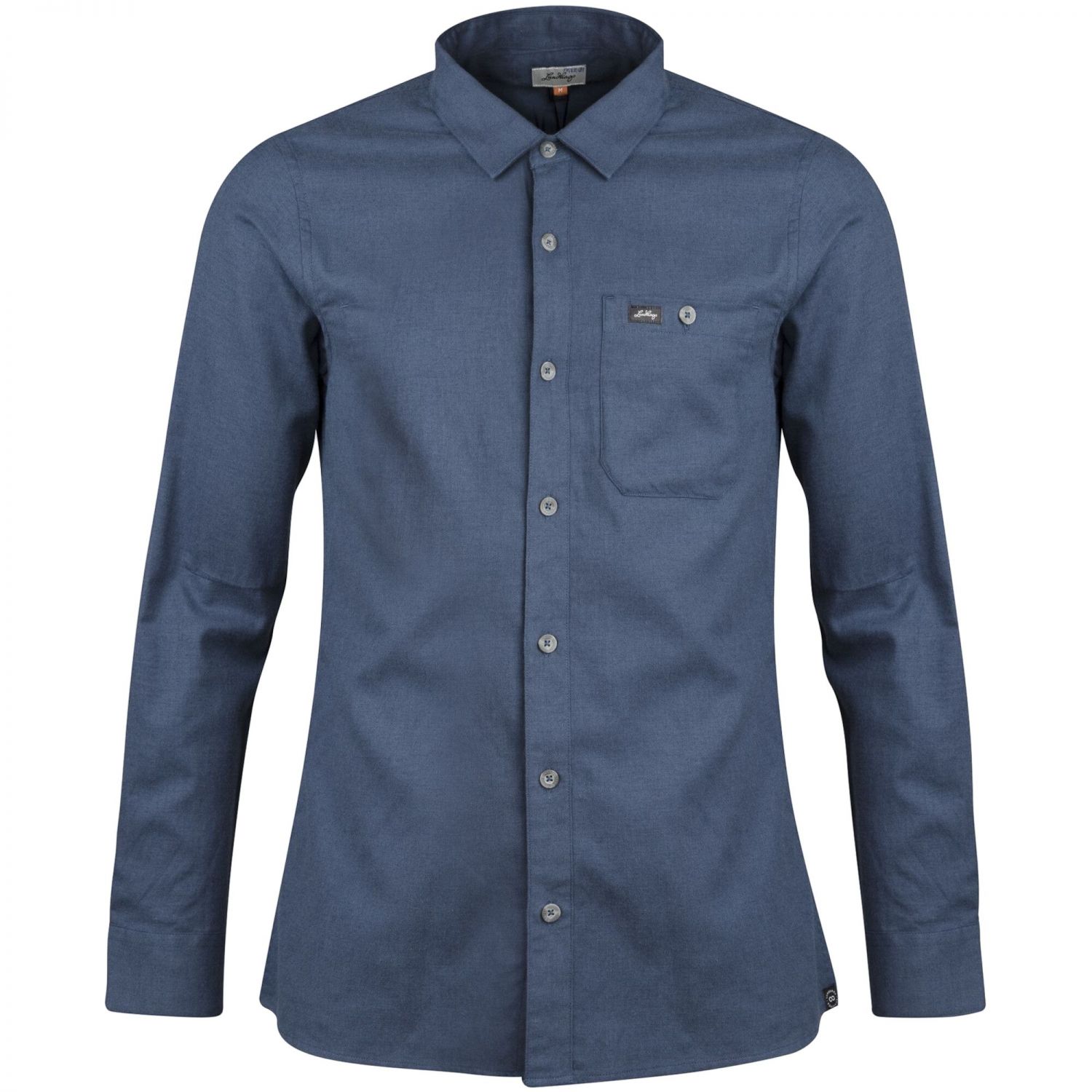 Lundhags Ekren Solid Ms LS Shirt, camicia, uomo, blu